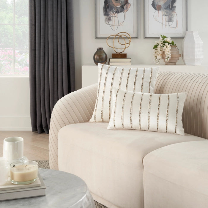 Lilou Ivory Throw Pillow