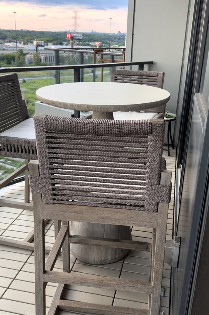 Sierra Outdoor Bar Table - Oak