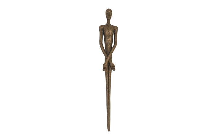 Romeo Bronze Finish Wall Sculpture
