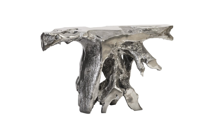 Wyn 57" Liquid Silver Console Table