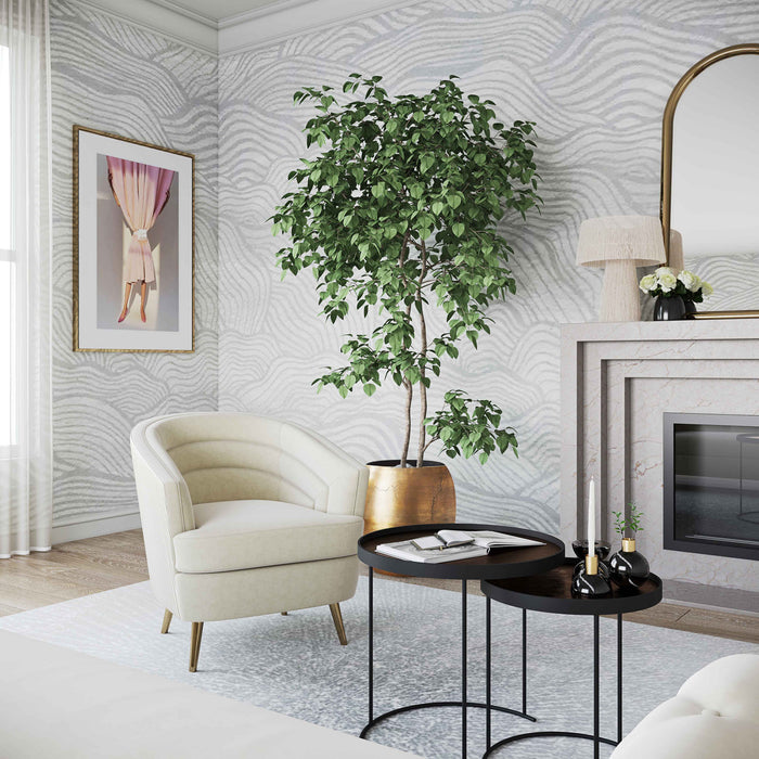 Julietta Cream Velvet Accent Chair - Luxury Living Collection