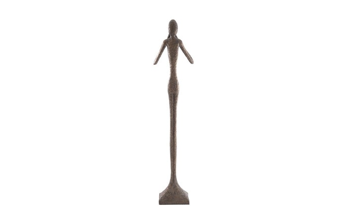 Speak No Evil Large Sculpture - Bronze