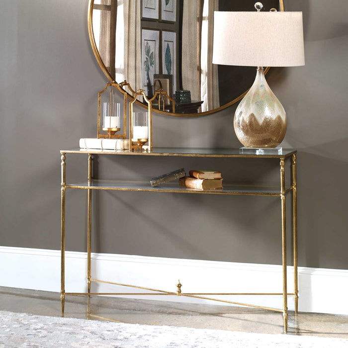 Matador Gold Console Table