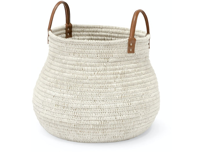 Cairo Basket White (Available in 2 Sizes)