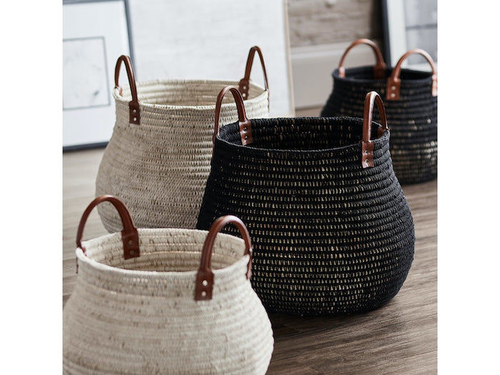 Cairo Basket White (Available in 2 Sizes)