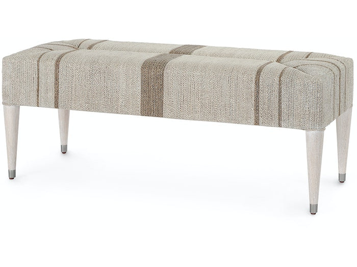 Fritz 48" White Rope Bench