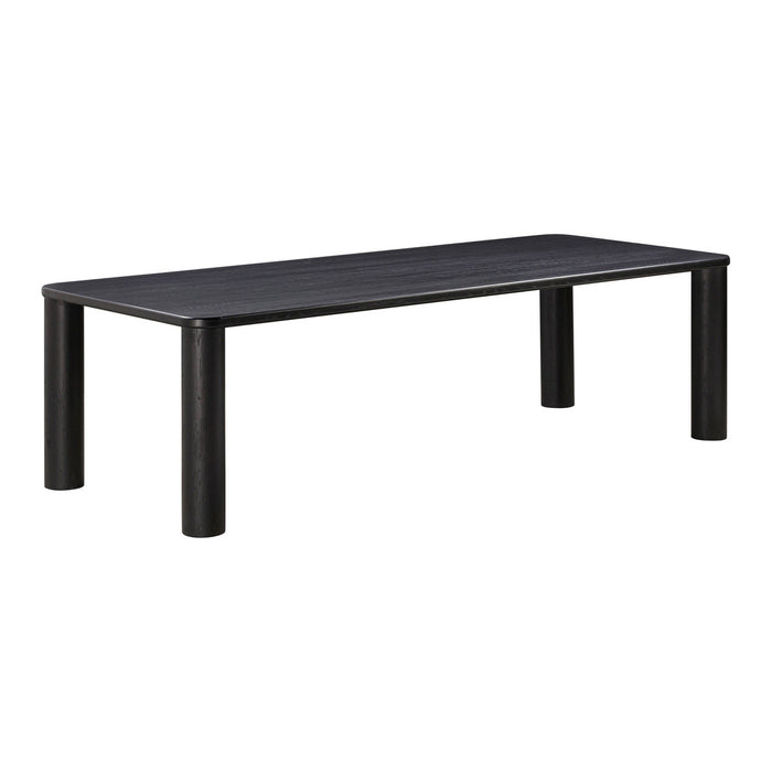Vela Black Oak Rectangular Dining Table - Luxury Living Collection