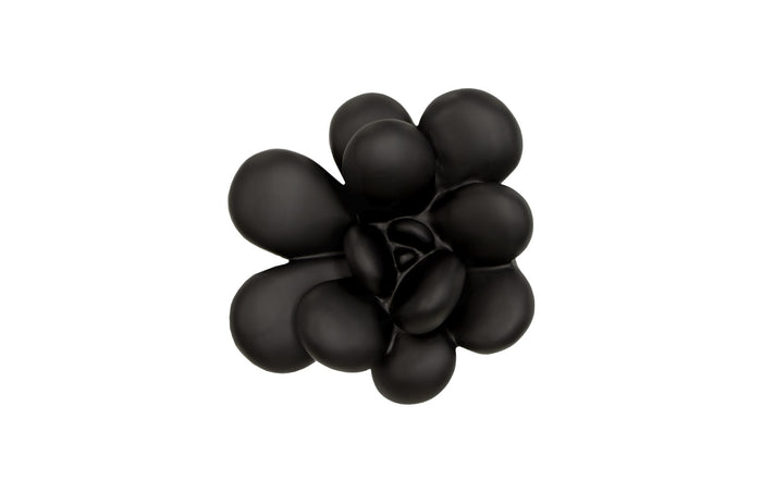 Blossom Tula Smooth Matte Black Wall Art