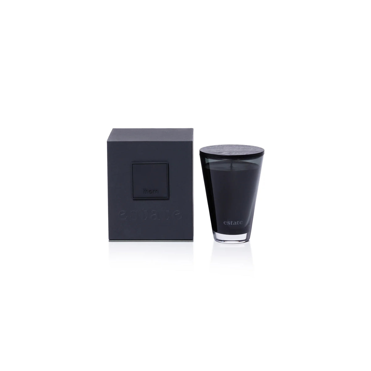 Estate Candle - 10.5 oz Smoke/Thorn (Set of 4)
