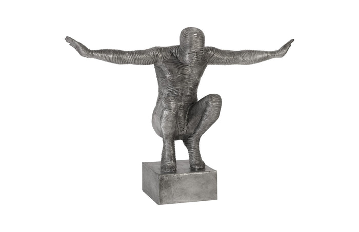 Balance Arms Sculpture Aluminum (2 Sizes Available)