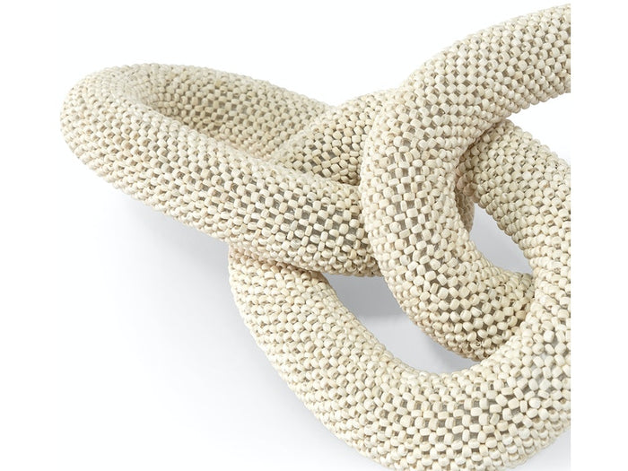 Madera Soft White Coco Beads Chain Links