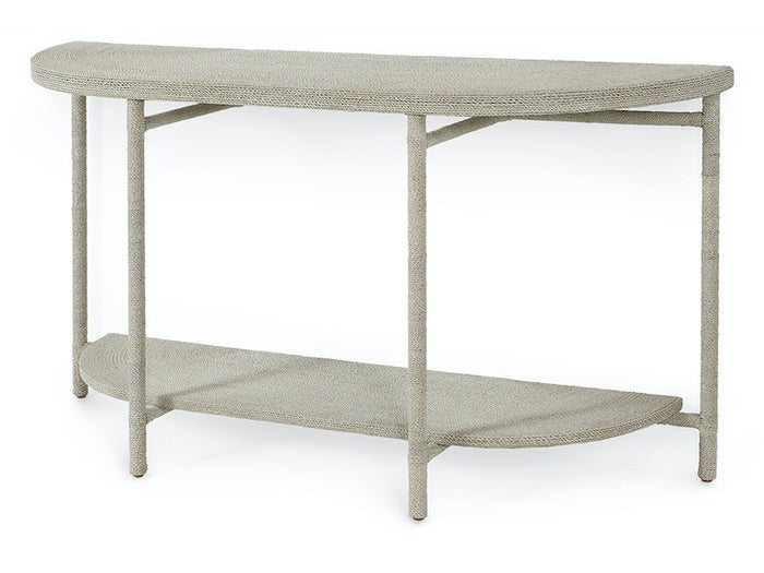 Monarch 60" White Sand Console Table