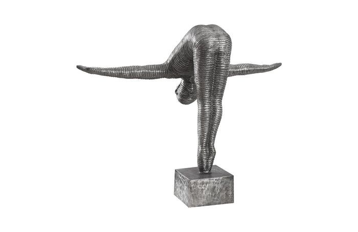 Dive Sculpture Aluminum Small
