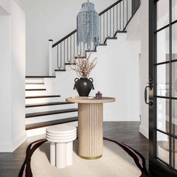 Davion 26" Natural Ash Wood Entry Table