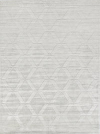 Cleo Ivory Diamond Area Rug - Elegance Collection