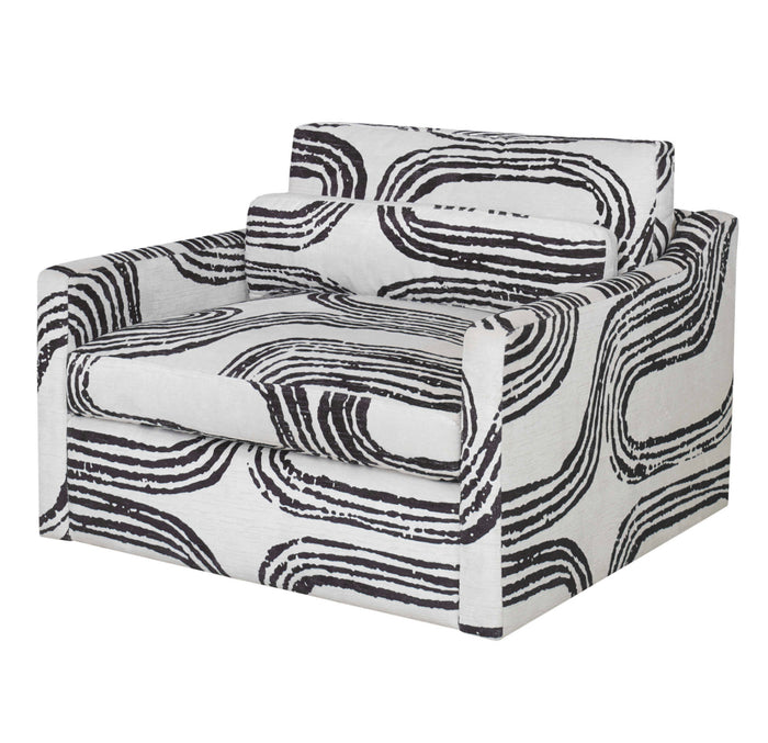 Decko Swivel Chair-and-a-Half Chair - Luxury Living Collection