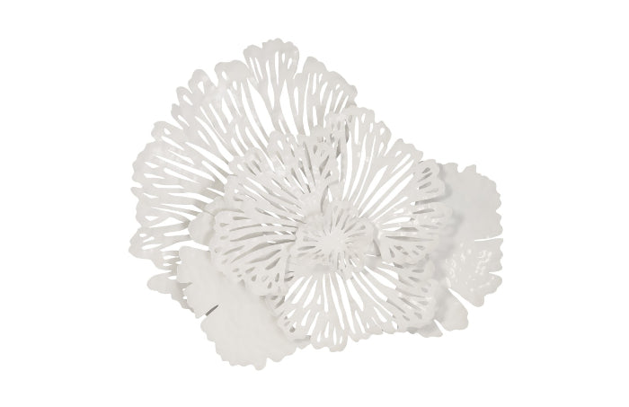 White Wall Flower Art