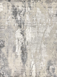 Ella Silver/Ivory/Grey Luxury Area Rug - Elegance Collection