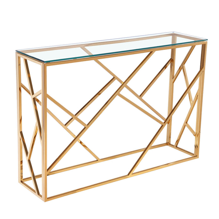 Lauren Gold Console Table