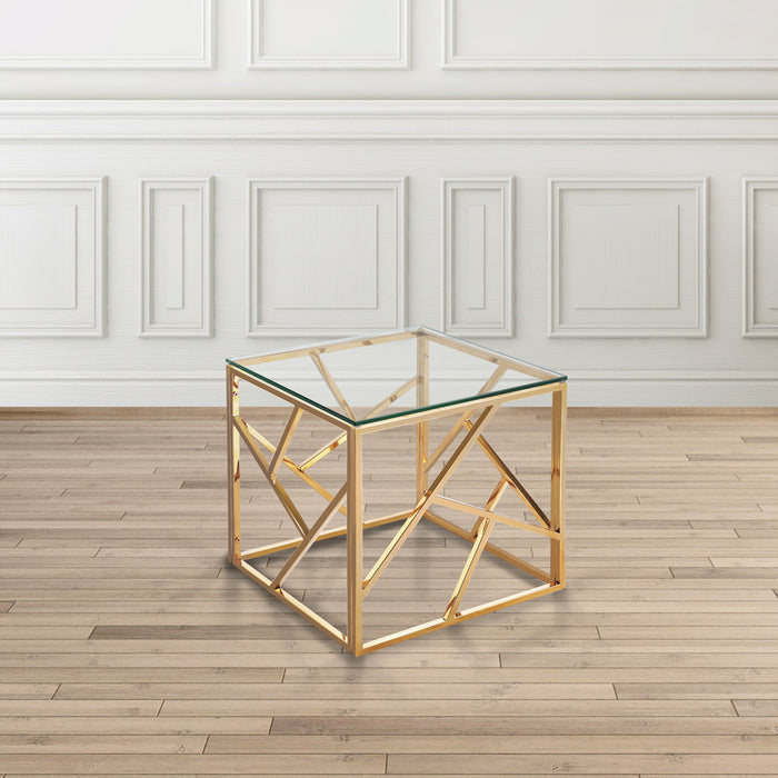Lauren Gold End Table