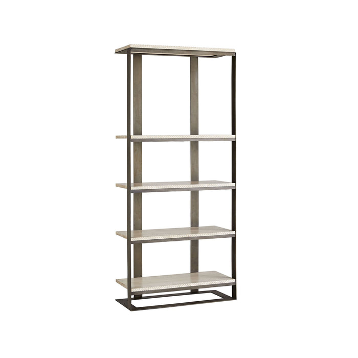 Lydia Blackened Iron Bookshelf