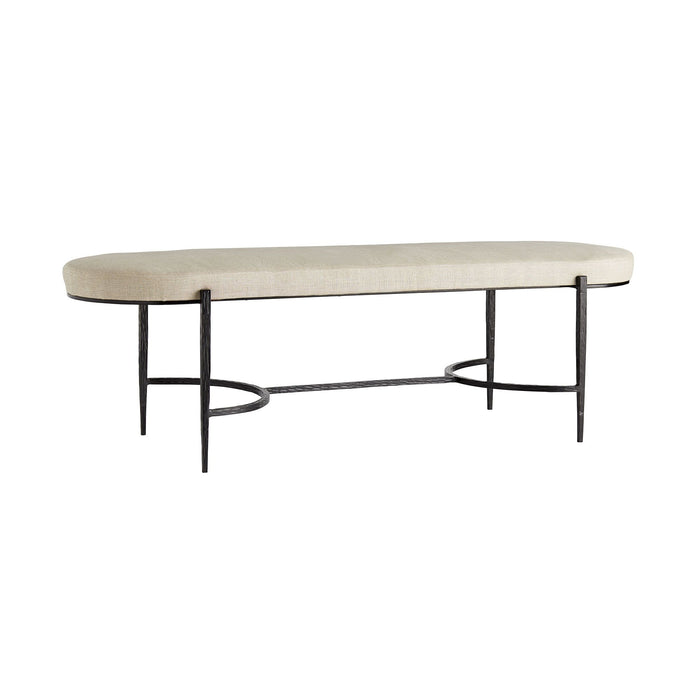 Hayley Natural Linen Bench