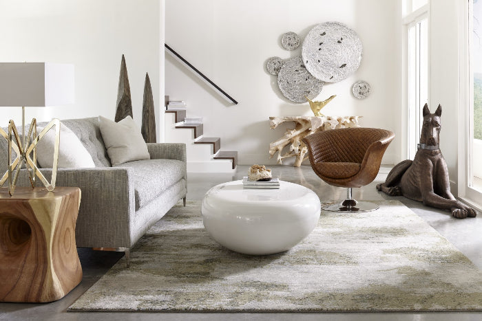 River Rock Gel White Coffee Table