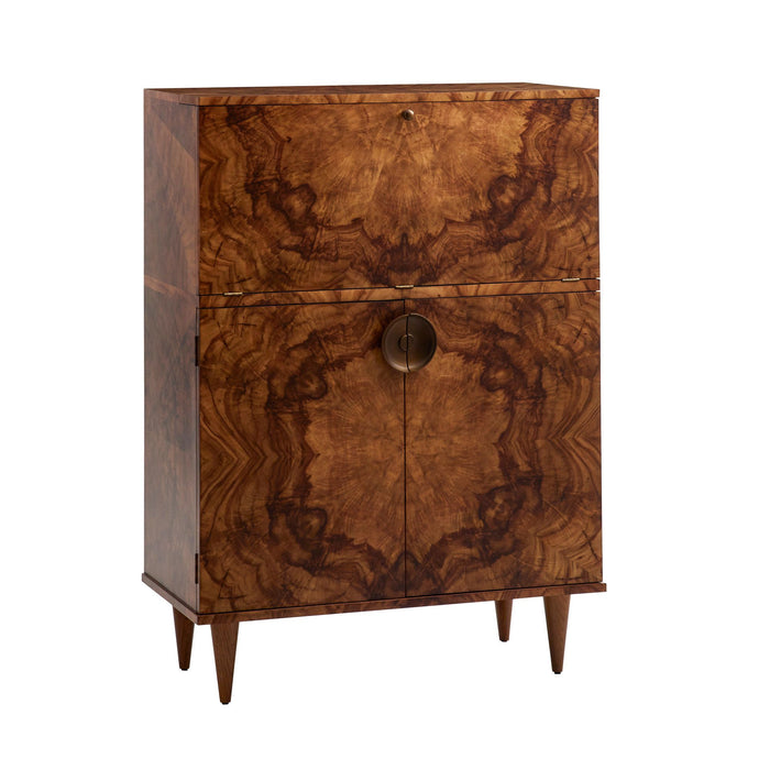 Annistyn Toffee Burl Cabinet