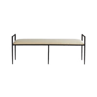 Musa Muslin Iron Bench
