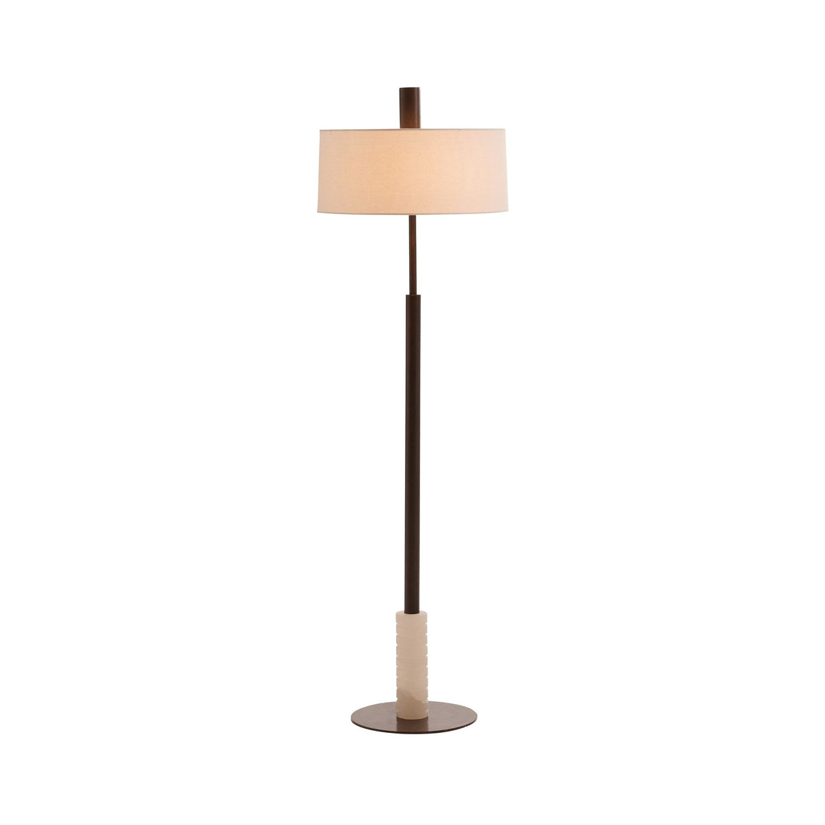 Caisyn Bronze and White Alabaster Lamp