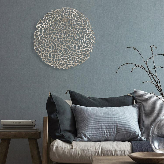 Coral Silver Wall Art
