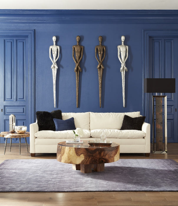 Thin Female Bronze Wall Sculpture
