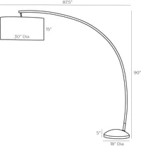 Dolores English Bronze Floor Lamp