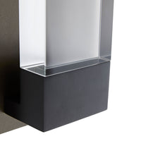 Aspasia Crystal with Aged Brass Outdoor Sconce