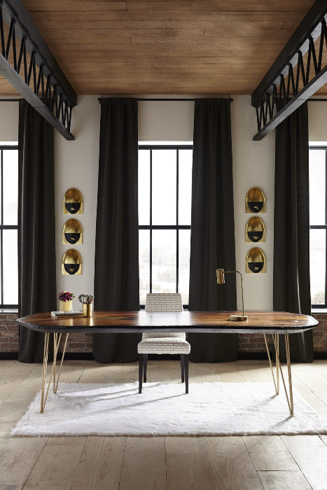Black & Gold Face Wall Sculptures (Set of Three)