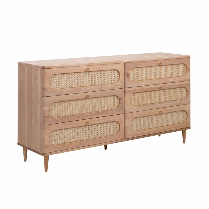 Peony Cane Dresser - Luxury Living Collection