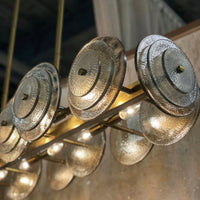 Lincoln Antique Brass Chandelier