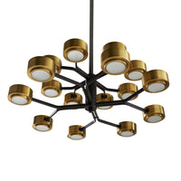 Henderson Vintage Brass Two Tier Chandelier