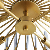 Laredo Antique Brass Chandelier