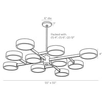 Fremont Bronze Chandelier