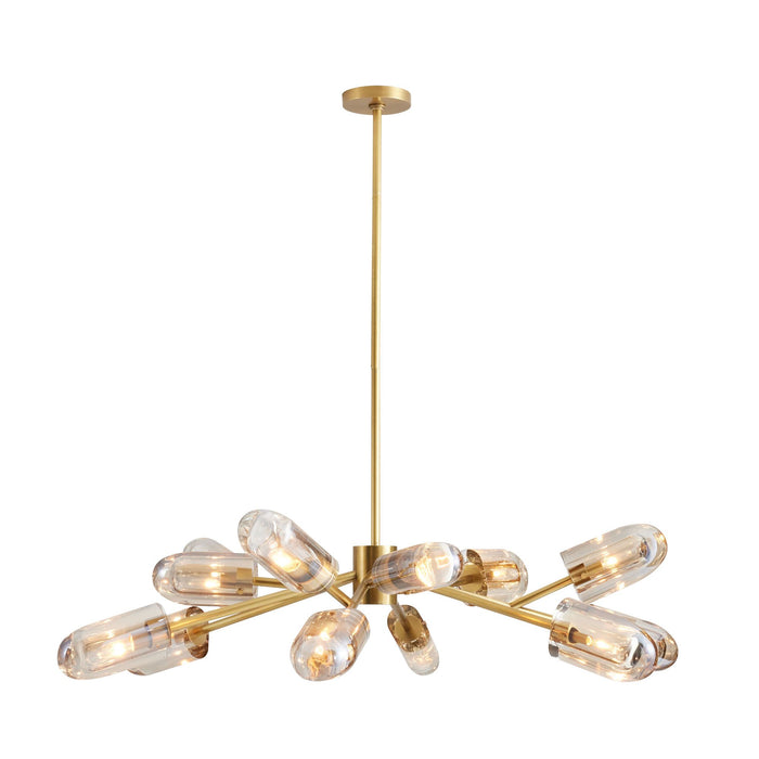 Riverside Antique Brass Chandelier