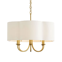 Huntington Antique Brass Small Chandelier