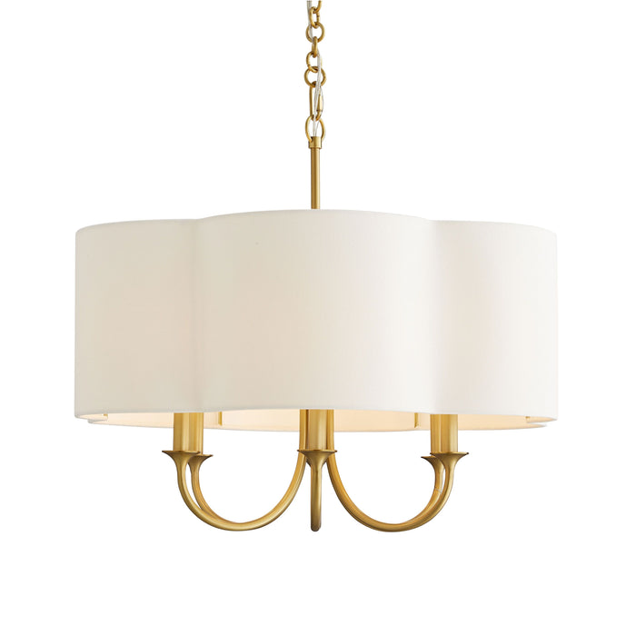 Huntington Antique Brass Small Chandelier