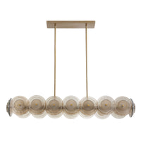 Lincoln Antique Brass Chandelier