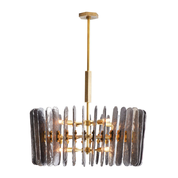 Laredo Antique Brass Chandelier