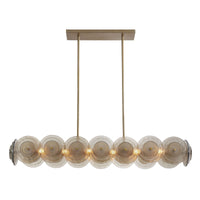 Lincoln Antique Brass Chandelier