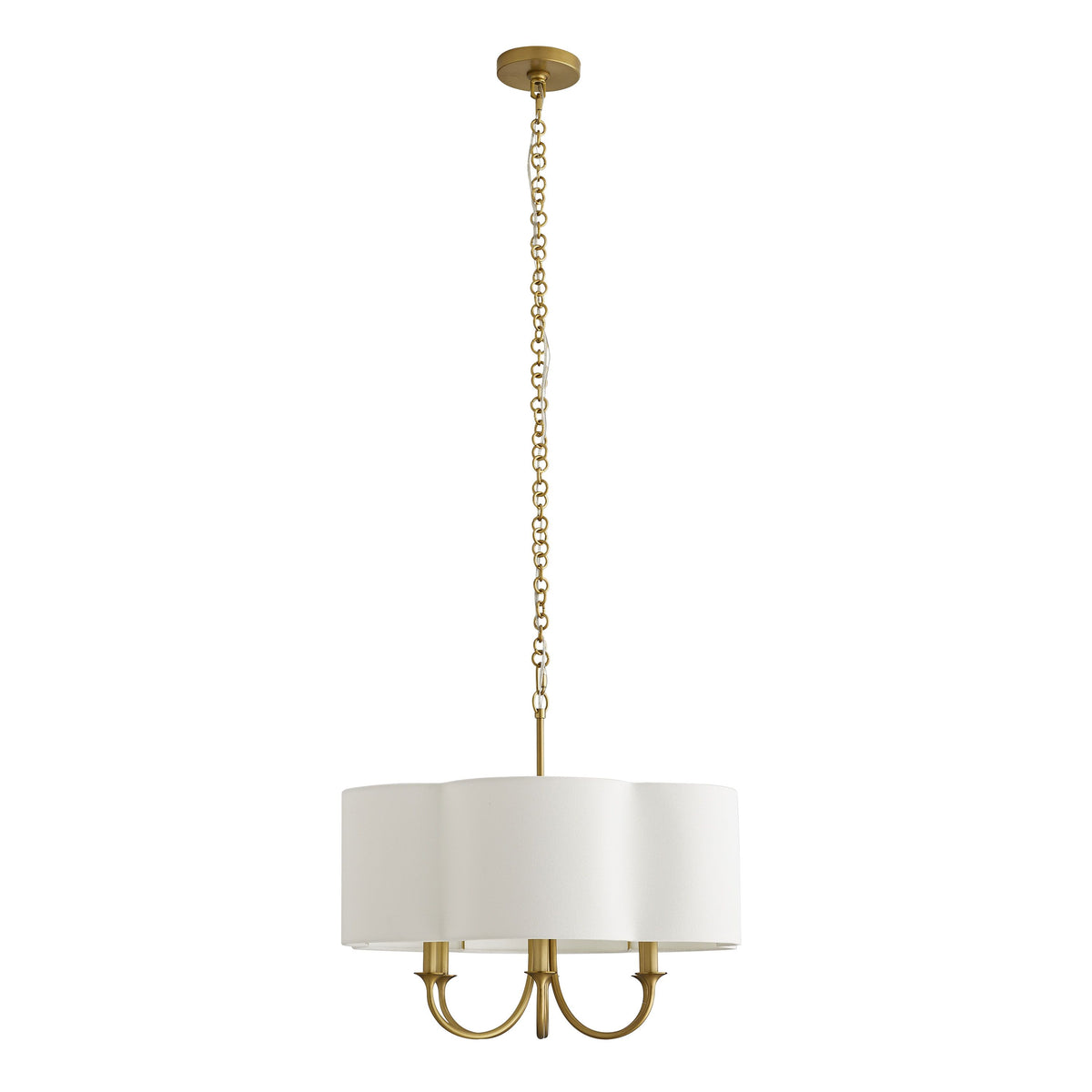 Huntington Antique Brass Small Chandelier