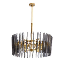 Laredo Antique Brass Chandelier