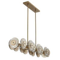 Lincoln Antique Brass Chandelier