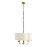Huntington Antique Brass Small Chandelier